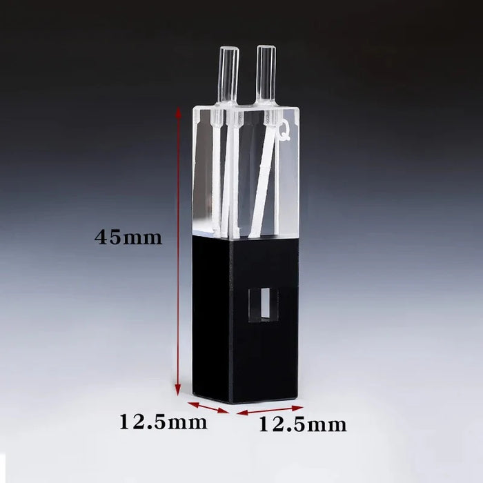 250ul Quartz Fluorescence Flow Cuvette Cells with Glass Tub | NEXACULE - Flow Cuvettes