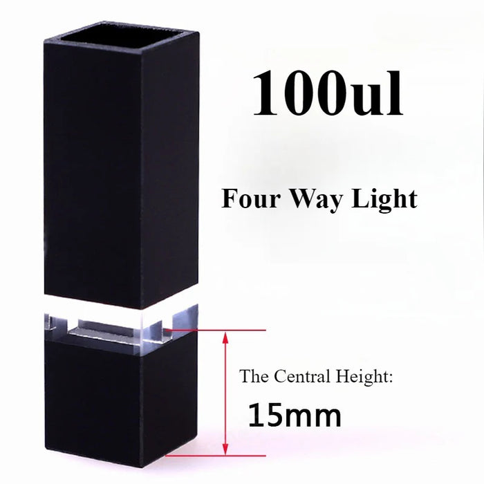 100ul Sub-Micro Quartz Fluorescence Cuvette with Lid 10mm Cells | NEXACULE - Subminiature Cuvettes