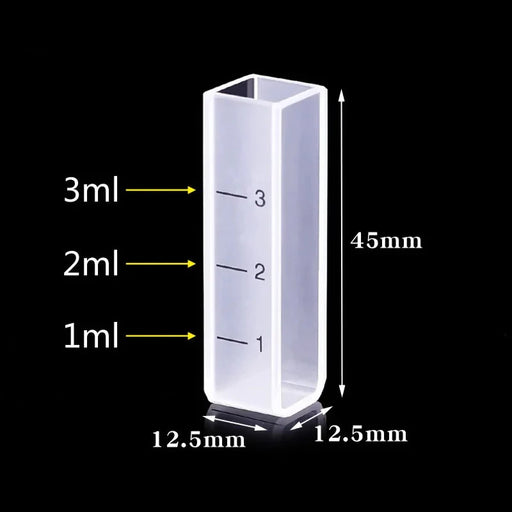 10mm Quartz Scale Cells UV Spectrophotometer Cuvette | NEXACULE - UV Quart Cuvettes