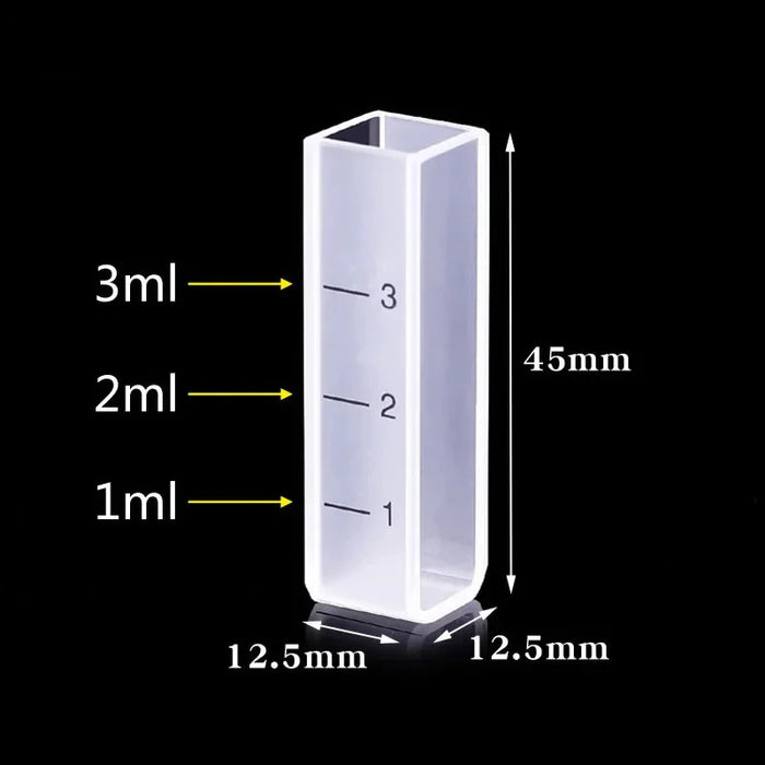 10mm Quartz Scale Cells UV Spectrophotometer Cuvette | NEXACULE - UV Quart Cuvettes