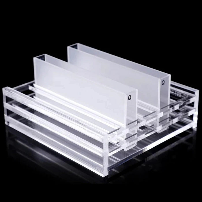 2 pcs Quartz Cuvette Cells100mm JGS1 for Spectrophotometer Lab | NEXACULE - UV Quart Cuvettes
