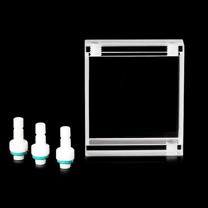 27ml Quartz Flow Cell Cuvette pLAh length 10mm Two Way Light | NEXACULE - Flow Cuvettes