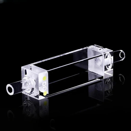 3.5ML Quartz Fluorescence Flow Cuvette Cell with Glass Tube | NEXACULE - Sealed Cuvettes
