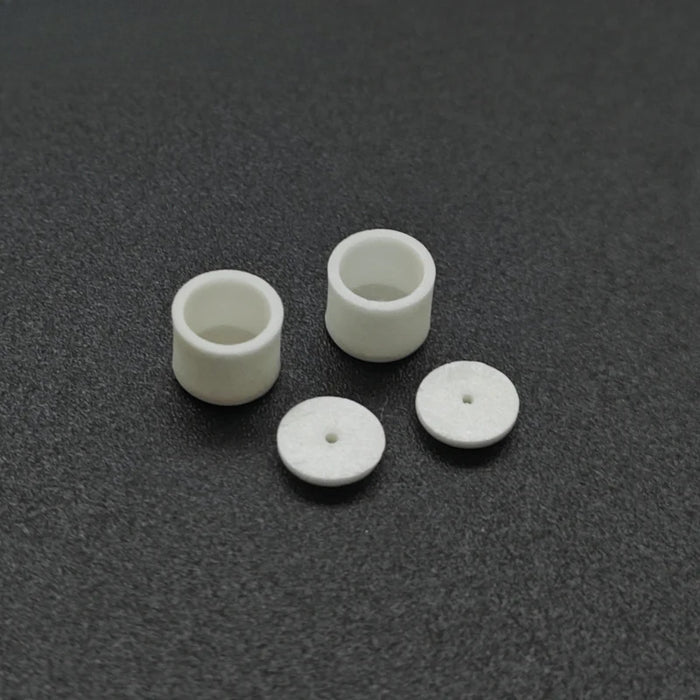 50μl Zirconia Ceramic Crucibles with Lids/Covers D5*4mm for Setaram Thermal Analysis Sample Pans | NEXACULE - Sample pan /crucible with lid