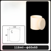 High Purity 99% Ceramic Alumina Crucibles Furnace Cylinder | NEXACULE - Alumina Ceramic