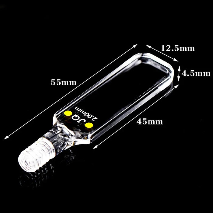 700ul Quartz Cuvette Quartz Cells with Screw Cap | NEXACULE - UV Quart Cuvettes