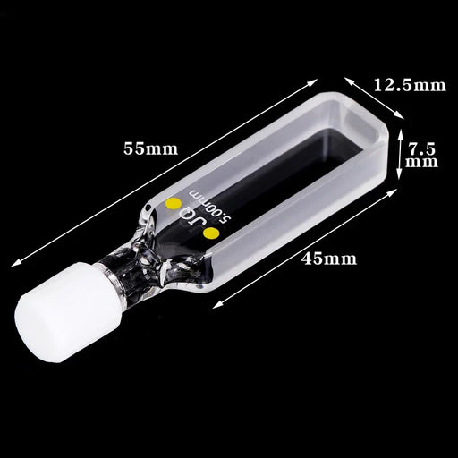 Quartz Cuvettes UV Cell with Screw Cap Colorimetric Dish| NEXACULE - Sealed Cuvettes