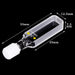 Quartz Cuvettes UV Cell with Screw Cap Colorimetric Dish| NEXACULE - Sealed Cuvettes