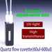 60ul-600ul Quartz Flow Cuvette Quartz Cell Two Way Light | NEXACULE - Flow Cuvettes