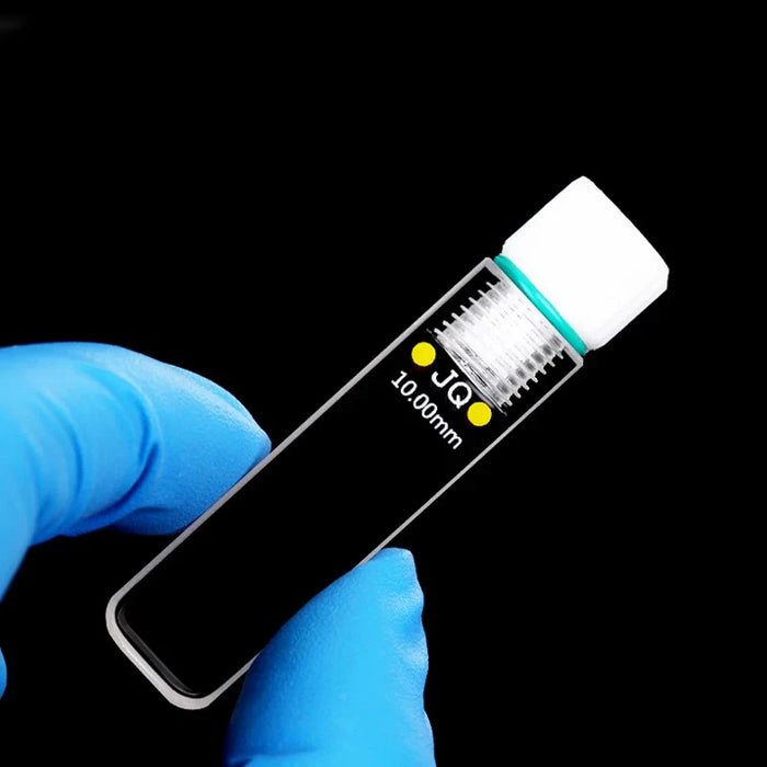 3.5ml Quartz Cuvette Cell with Screw Cap Sealed Cuvette10mm | NEXACULE - Sealed Cuvettes