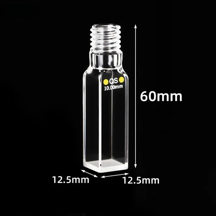 Quartz Spiral Cuvette 10mm EU Sealed Fluorescent Spiral Cell| NEXACULE - Flow Cuvettes