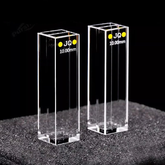 Quartz Fluorescence Cuvettes 2 Widows Cells with Lid 1.75ml | NEXACULE - Fluorescence Cuvettes