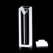 10mm Micro Quartz Cuvette with Lid 2 Sides Clear Cells | NEXACULE - UV Quart Cuvettes