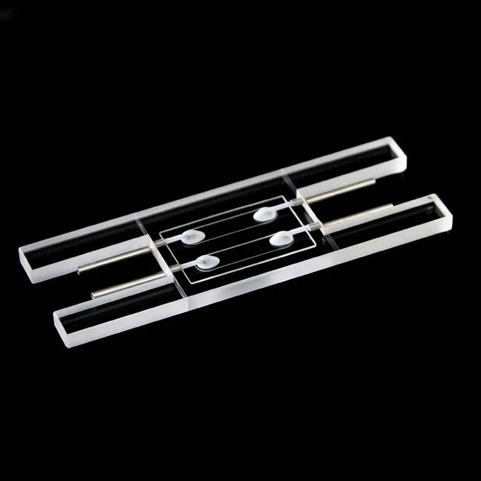 Quartz Cuvettes Counting 0.2mm Quartz Cells Dual Channel  | NEXACULE - Flow Cuvettes