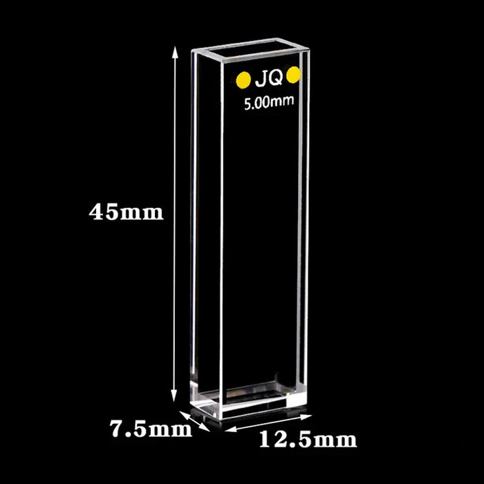 1.75ml Standard Quartz Cuvettes Fluorescence Cell with Lid 5mm | NEXACULE - Fluorescence Cuvettes