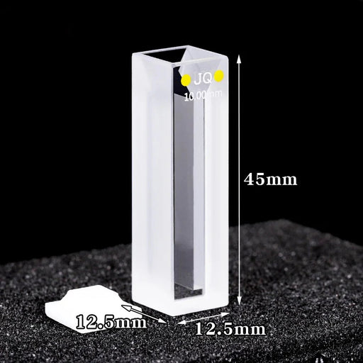 700ul Quartz Micro Cuvette 10mm with Stopper Quartz Cells | NEXACULE - Subminiature Cuvettes