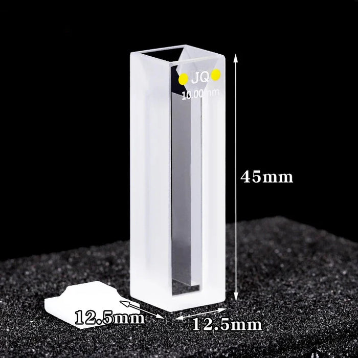 700ul Quartz Micro Cuvette 10mm with Stopper Quartz Cells | NEXACULE - Subminiature Cuvettes