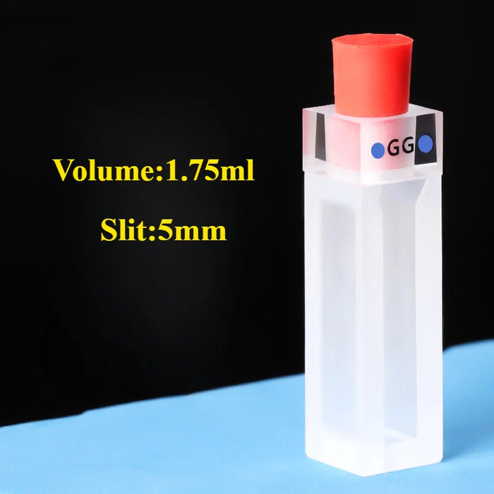 Glass Fluorescence Cuvette 10mm Cell with PTFE Stopper| NEXACULE - Sealed Cuvettes