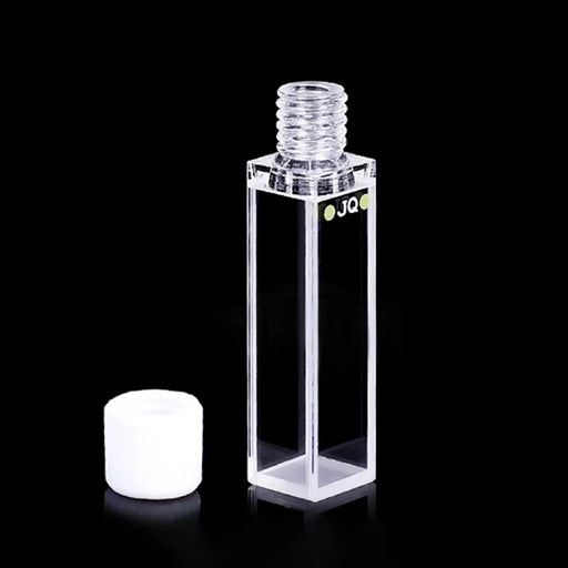 3.5ml Quartz Fluorescence Cuvette Cell with Screw Cap 10mm| NEXACULE - Sealed Cuvettes
