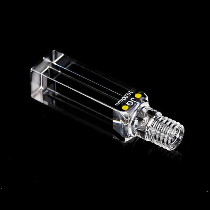 700ul Quartz Cuvette Cell with Screw Cap 10mm Four Way Light | NEXACULE - Sealed Cuvettes