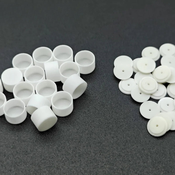 50μl Alumina Crucibles With Lid Suit For Mettler Toledo/Mettler Platinum Crucible Al2O3 Sample Pans | NEXACULE - Sample pan/Crucible with lid