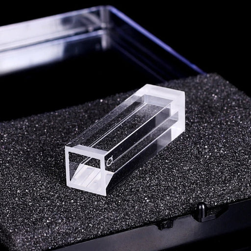 1050ul Micro Quartz Fluorescence Cuvette with Lid 10mm | NEXACULE - Subminiature Cuvettes