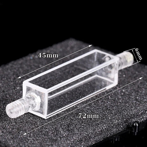 3.5ml Quartz Fluorescent Flow Cuvettes Cells Threaded Pipe | NEXACULE - Flow Cuvettes