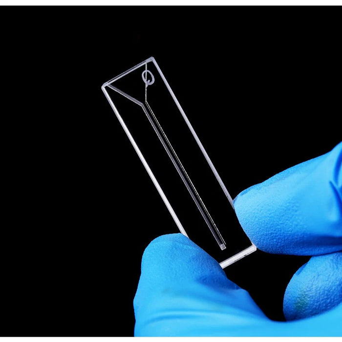 10mm Micro Quartz Cuvette with Lid 2 Sides Clear Cells | NEXACULE - UV Quart Cuvettes