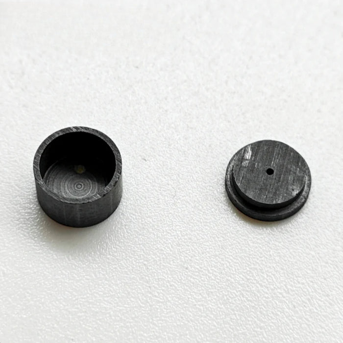 40μl Graphite Crucible with Lid Same Size As TA 960072.901/ 960239.901 for TA Instruments/TA Graphite Pans with Lids | NEXACULE - Crucible with lid