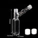 Quartz Cuvettes Double Channel Sealed Cell Fluorescent Cells| NEXACULE - Sealed Cuvettes