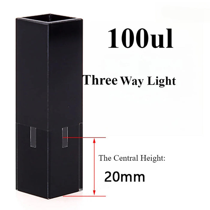 100ul Sub-Micro Quartz Fluorescence Cuvette with Lid 10mm Cells | NEXACULE - Subminiature Cuvettes