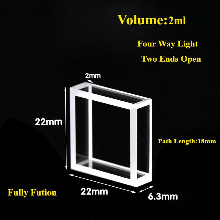 Quartz Cuvette Two Ends Open Flow Through Quartz Cells | NEXACULE - Flow Cuvettes