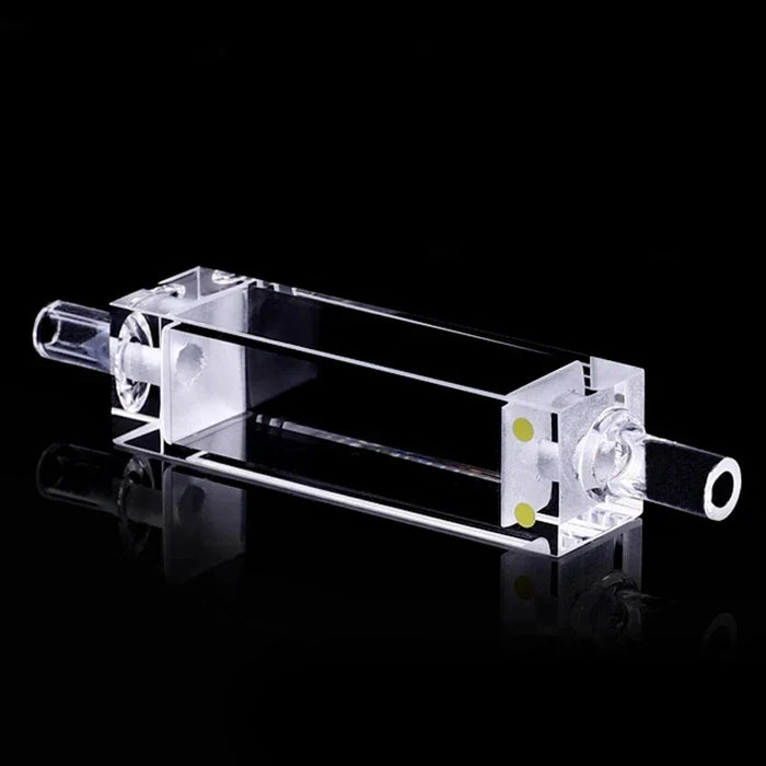 3.5ML Quartz Fluorescence Flow Cuvette Cell with Glass Tube | NEXACULE - Sealed Cuvettes