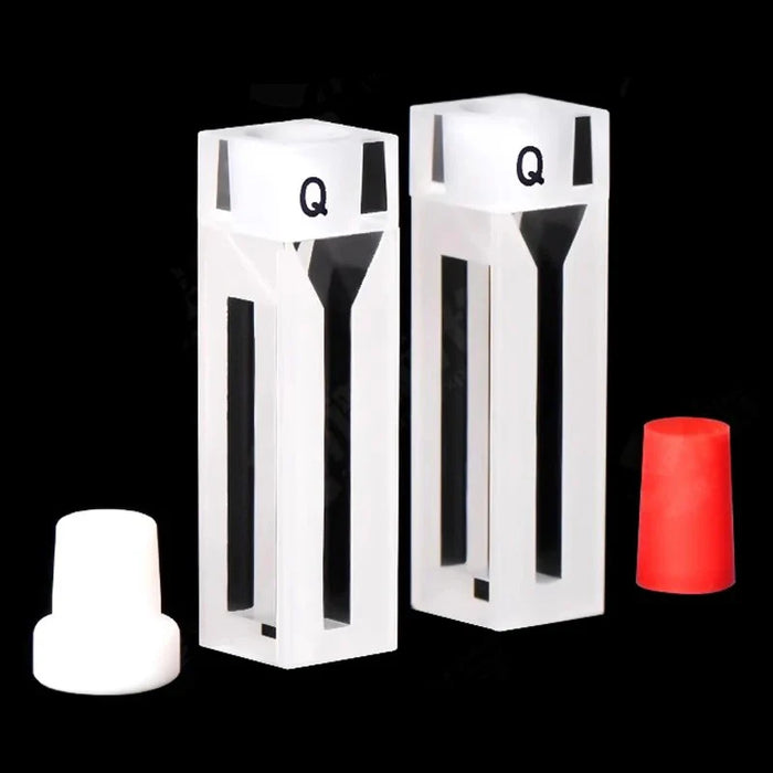 1.05ml Quartz Cuvette Trace Fluorescence Cell with Stopper | NEXACULE - Subminiature Cuvettes