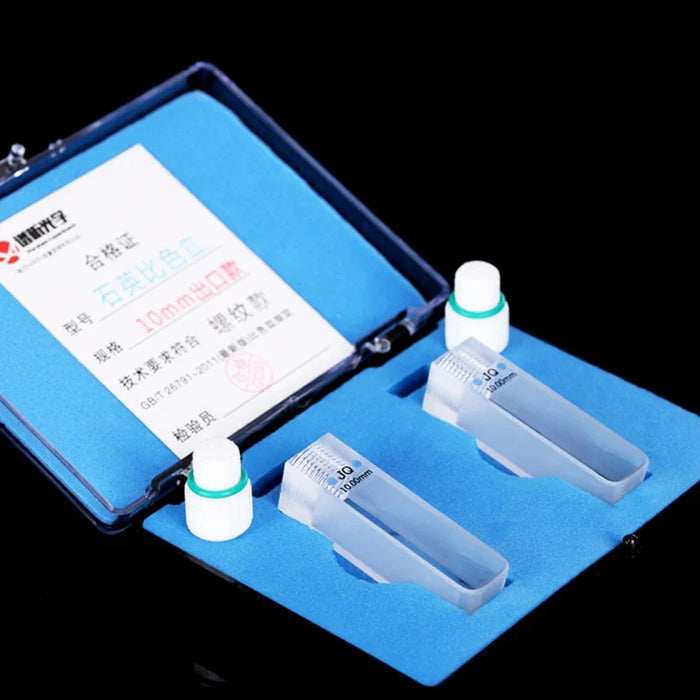 3.5ml Quartz Cuvette Cell with Screw Cap Sealed Cuvette10mm | NEXACULE - Sealed Cuvettes