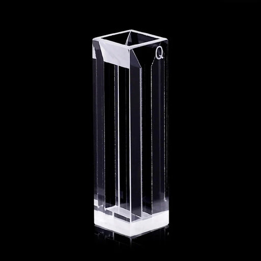 1050ul Micro Quartz Fluorescence Cuvette with Lid 10mm | NEXACULE - Subminiature Cuvettes