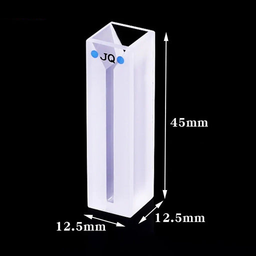 700ul Micro Cell with Frosted Walls and Lid Quartz Cuvette | NEXACULE - Subminiature Cuvettes