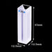 700ul Micro Cell with Frosted Walls and Lid Quartz Cuvette | NEXACULE - Subminiature Cuvettes