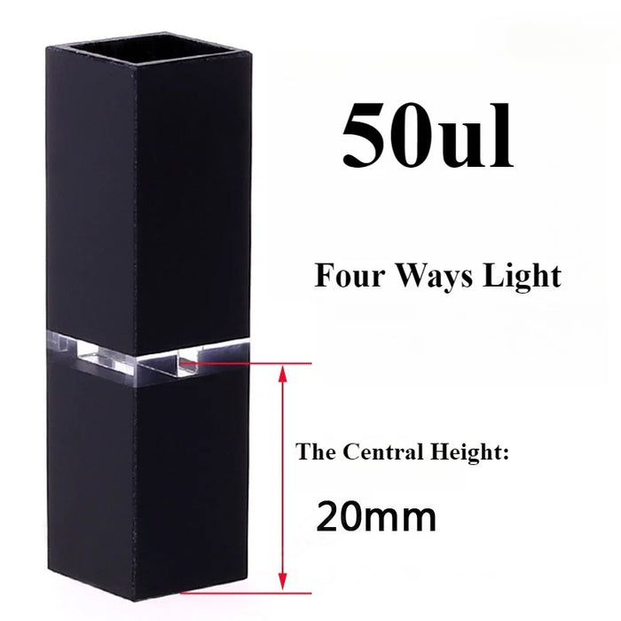 Sub-Micro Fluorescence Quartz Cell with Black Walls for Lab | NEXACULE - Subminiature Cuvettes