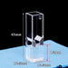 Quartz Micro Fluorescence Cuvette Cell Central Height 15mm | NEXACULE - Subminiature Cuvettes