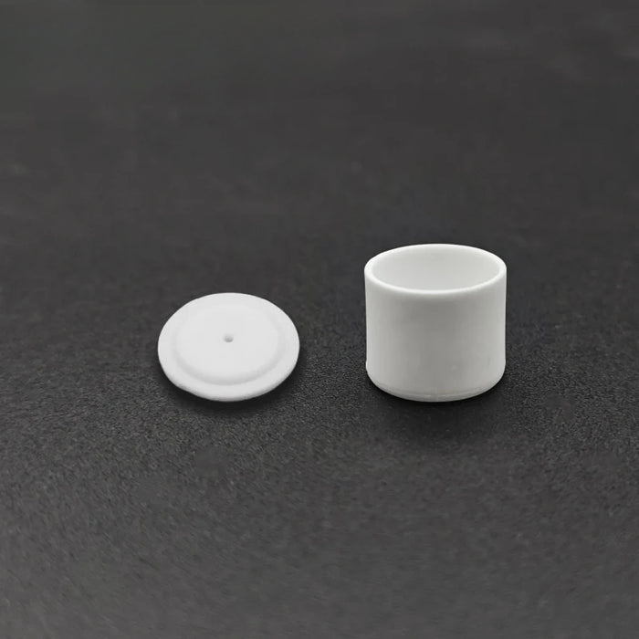 900μl Alumina Large Crucibles with Lid for ME-51119960 for Mettler Toledo/Mettler Ceramic Sample Pans| NEXACULE - Sample pan/Crucible with lid