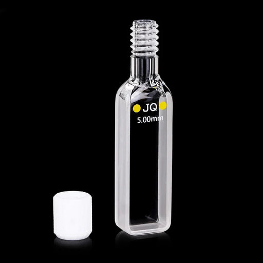 Quartz Cuvettes UV Cell with Screw Cap Colorimetric Dish| NEXACULE - Sealed Cuvettes
