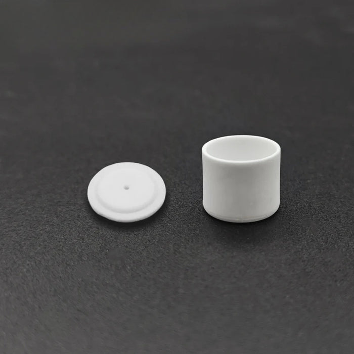 900μl Alumina Large Crucibles with Lid for ME-51119960 for Mettler Toledo/Mettler Ceramic Sample Pans| NEXACULE - Sample pan/Crucible with lid