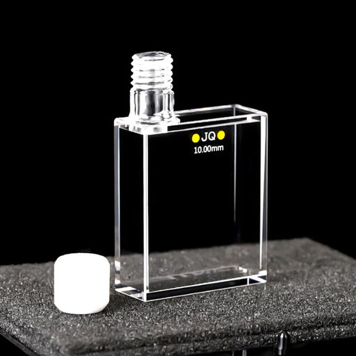 11ml Quartz Cuvette Cell with Screw Cap Six Way Light | NEXACULE - Sealed Cuvettes