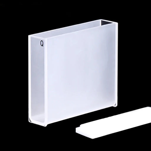 17.5mL Quartz Cuvette with Lid 50mm JGS1 Quartz Cell | NEXACULE - UV Quart Cuvettes