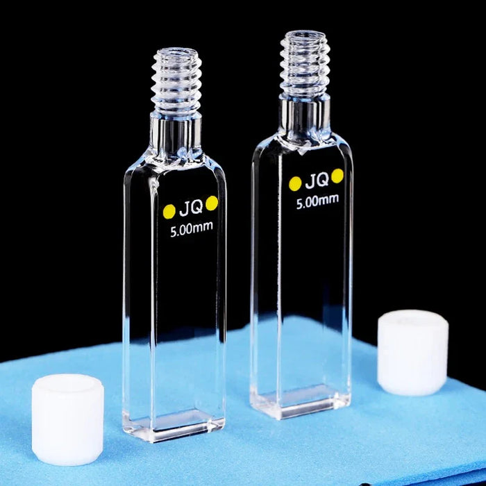 5mm Quartz Closed Fluorescent Cuvette Airtight Paired Plug | NEXACULE - Sealed Cuvettes