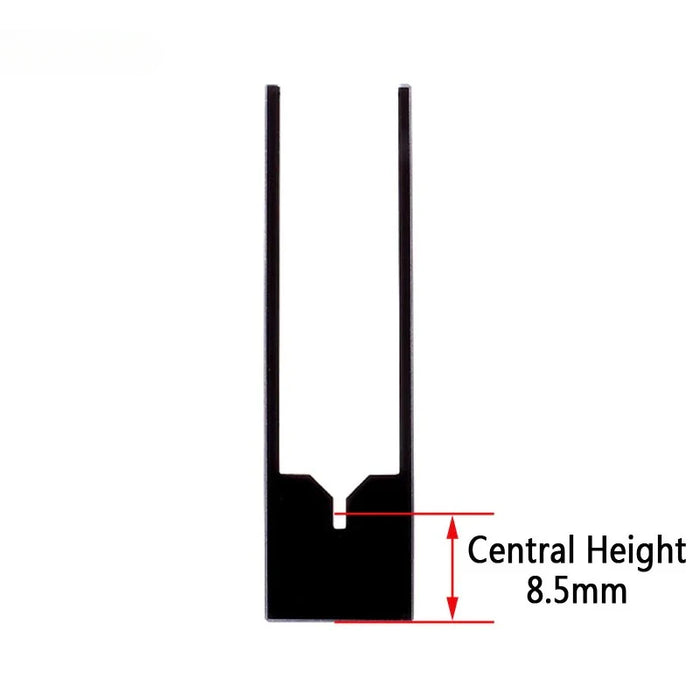 20-200ul Quartz Micro Cuvette Cell with Black and Clear | NEXACULE - Subminiature Cuvettes