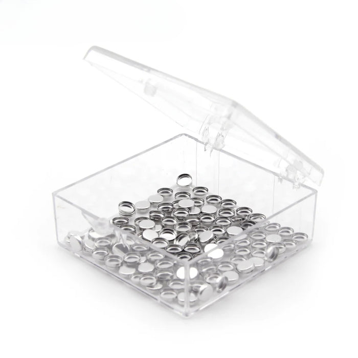 Aluminum Sample Pans With Covers Size D5*2.5mm for Setaram AL Crucibles with Lid | NEXACULE - Sample pan/Crucible with lid