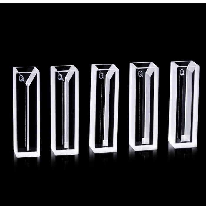 10mm Micro Quartz Cuvette with Lid 2 Sides Clear Cells | NEXACULE - UV Quart Cuvettes