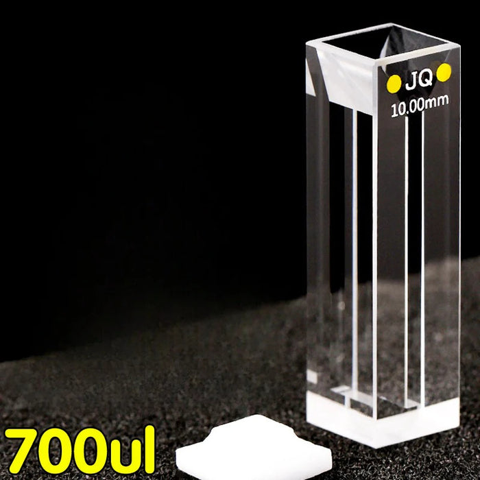 700ul Quartz Cuvettes Cells 10mm UV Four Way Light Slit 2mm| NEXACULE - Subminiature Cuvettes